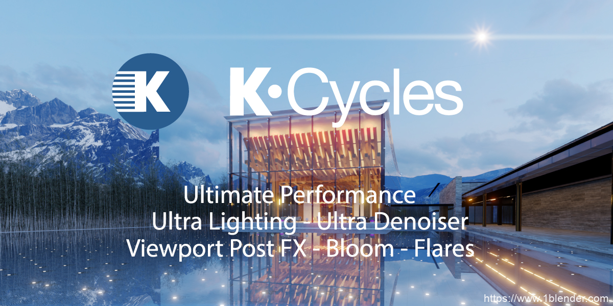 K-Cycles 2023.3.61 stable v20230721加快Cycles渲染速度提升优化Blender插件