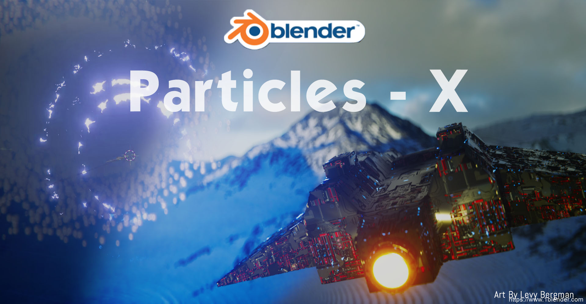 中文版Blender插件-炫酷烟花粒子冲击波爆炸黑洞特效插件Particles-X v1.21+使用教程