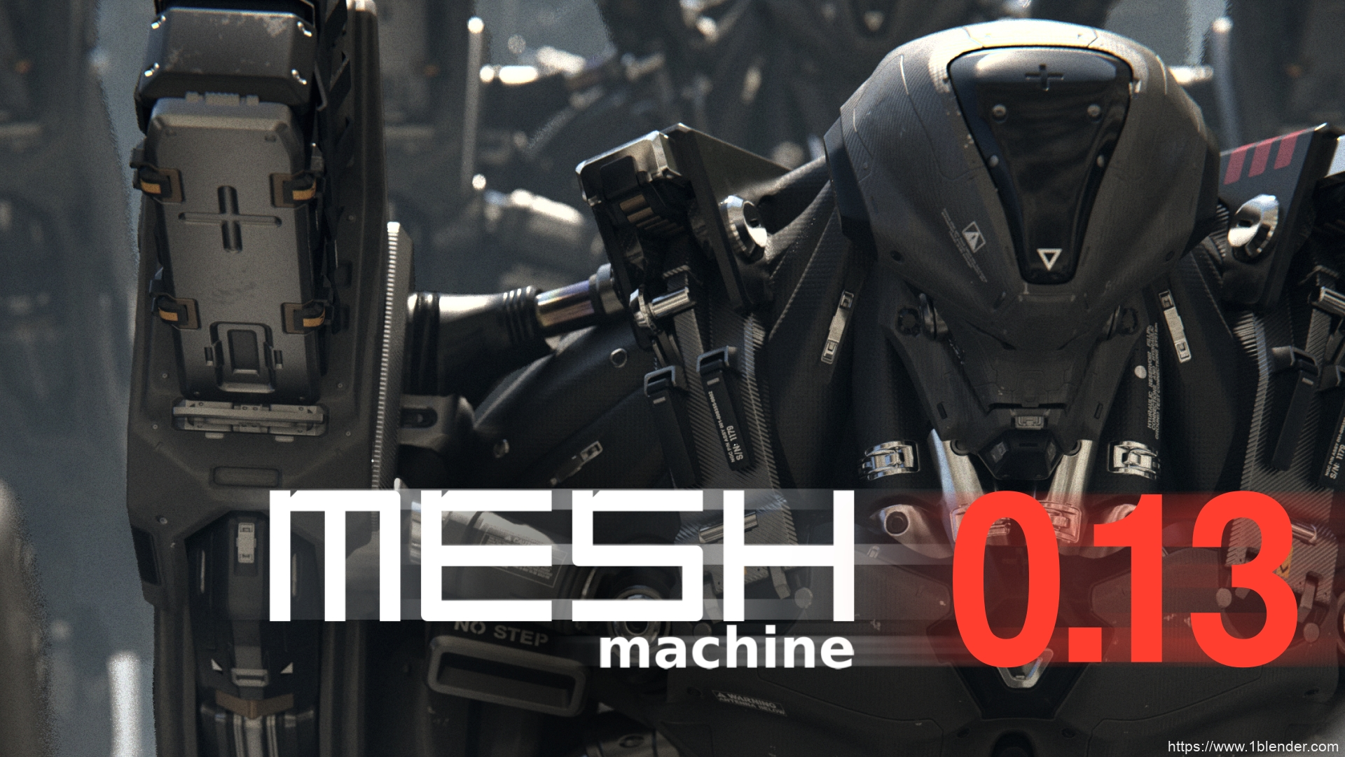 Blender插件-超强硬表面建模插件Blendermarket MESHmachine 0.12.0