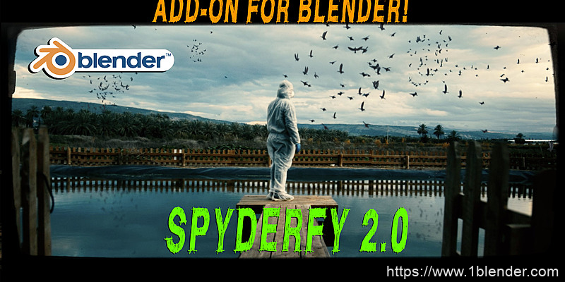 Blender插件-群体动画粒子蜘蛛、昆虫、蚂蚁等生成插件Spyderfy: Boid Systems Add-On! V2.5