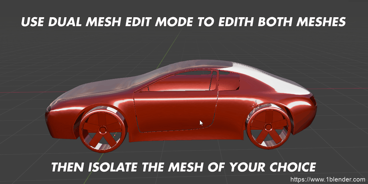 硬表面/车辆建模收缩包裹Blender插件Guide Mesh <> Final Mesh Editor 1.4.1