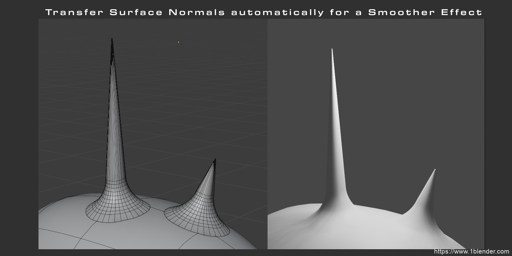 Blender中文版插件-三维对象表面贴合包裹建模插件Conform Object v1.4.5